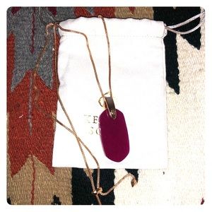 Kendra Scott Maroon Necklace